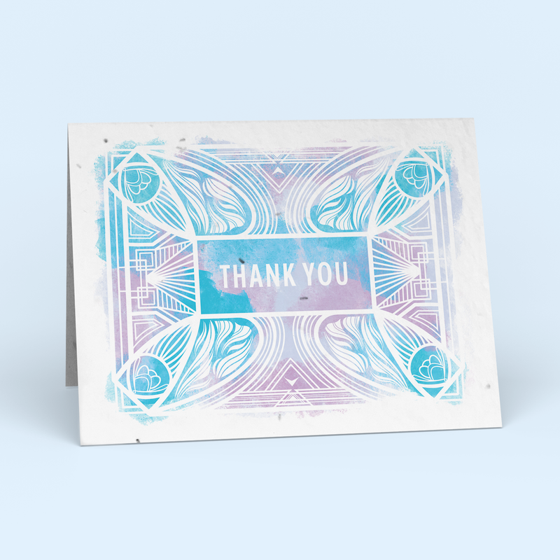 Watercolor Thank You
